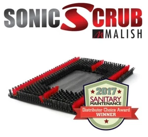 MALISH SONIC SCRUB 14" x 20" BRUSH FOR ALL OSCILLATING FLOOR MACHINES - Picture 1 of 4