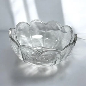 Antike Jefferson Krystol 8" Durchmesser überbackene Glas Servierschale - Bild 1 von 10