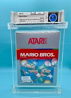 MARIO BROS  - WATA 8.5  A   ** Atari 2600  **   RARE MARIO game - by NINTENDO - Image 1 of 4