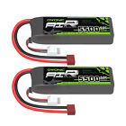 2x Ovonic 50c 11.1v 5500mah 3s Lipo Battery W/ Deans Plug For Rc Car Truck Buggy