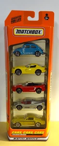 1999 MATCHBOX - CAR, CARS, CARS 5-PACK SET EXCLUSIVE DESIGNS VHTF SILVER FERRARI - Picture 1 of 4