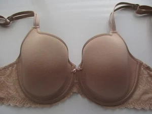Chantelle 1747 Merci Spacer T-Shirt UW Bra Beige 30DDDD $74 U68.DEF1 - Picture 1 of 10