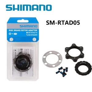 Shimano CenterLock Rotor Adapter SM-RTAD05 6-hole Hub Disc Bicycle Brake Kit - Picture 1 of 8