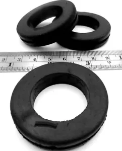 1 1/2" Loch passend Gummitülle für Armaturenbrett Messgeräte 1/16" Dicke Platte 1 1/8" ID - Bild 1 von 10