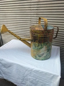 Antique watering can XXL 50cm old vintage decoration 9 photos, see shop 😉😉 - Picture 1 of 9
