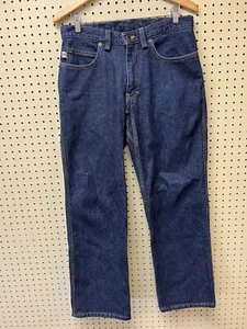 Duluth Jeans Mens 32x30 Blue Denim Work Wear Triple Stitched USA Made - Picture 1 of 9