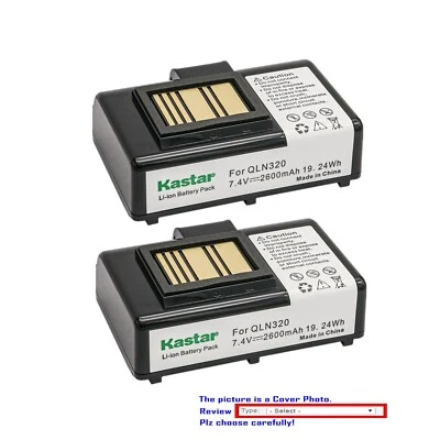 Kastar Battery Replacement for Zebra BTRY-MPP-34MAHC1-01, P1023901, P1023901-LF