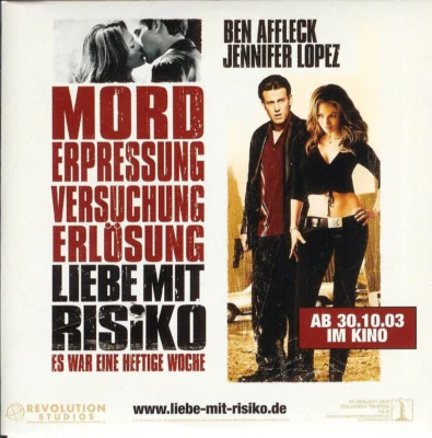 Interview-CD Jennifer Lopez LIEBE MIT RISIKO (2003) Audio Radio PressKit Promo - Bild 1 von 3