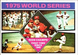 1976 Topps #462 World Series 1975 - Picture 1 of 2