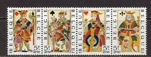 BELGIUM 1973, PLAYING CARDS, Scott B911a, MNH - Bild 1 von 1