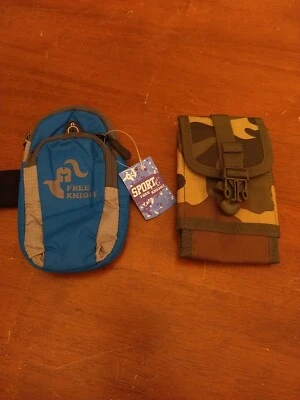 2 Smartphone Pouches Free Knight Arm Pouch Tactical Army MOLLE Bag Pouch  - Image 1 of 4