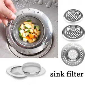 Filtro de fregadero de acero inoxidable de cocina malla de piso doméstico residuos de alimentos escoria desagüe de baño - Imagen 1 de 17