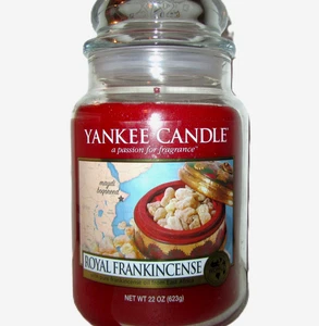 Candela Yankee Viaggi nel Mondo in pensione "INCENSO REALE" ~ grande 22 oz. ~RARO~NUOVO - Foto 1 di 1