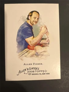 2008 Topps Allen & Ginter #336 Allen Fisher Arm Wrestling SP - Picture 1 of 1