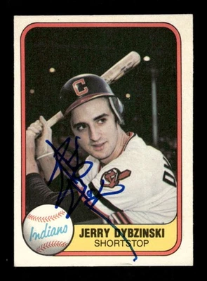 1981 Fleer 399 Jerry Dybzinski signed auto autograph  tough ASC BXCP58 - Image 1 of 2