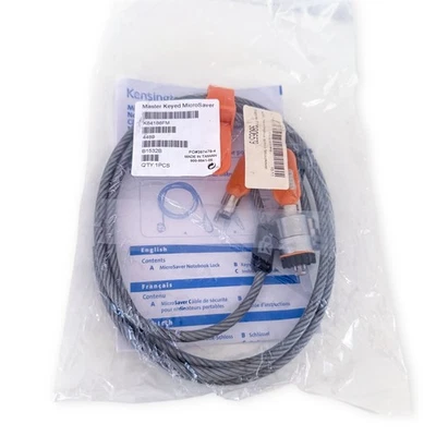 New Kensington Master Keyed MicroSaver Keyed Security Cable Lock K64186FM - Image 1 of 3