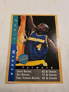 Chris Webber - AUSTRALIAN NBA Jam Session Board Game Card - Oddball, Rare - Picture 1 of 2