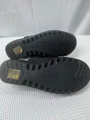 Bernie Mev Slip-On Punta Abierta Cuña Bernadette Negro/Estaño Foto 1 de 4