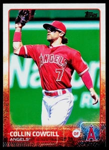 2015 Topps Update Collin Cowgill #US385 Los Angeles Angels - Picture 1 of 2