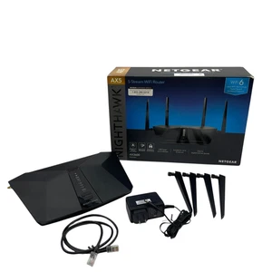 Netgear RAX41 Nighthawk AX5 5-Stream WiFi 6 Router AX 3600 #U6478 (VK) - Bild 1 von 12
