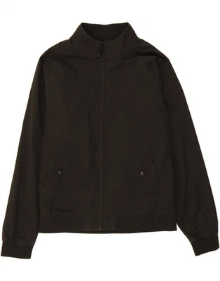 Chaqueta de bombardero JACK & JONES para hombre Reino Unido 40 grande negra algodón DJ90 Foto 1 de 3