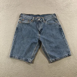 Pantalones Cortos Levis 405 Para Hombre 30 Azul Denim Calce Relajado Clásico Cinco Bolsillos Jean Corte - Imagen 1 de 18