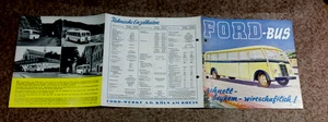 Folleto de autobús ómnibus Ford Bus Colonia carrocerías - Imagen 1 de 3