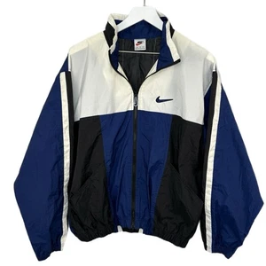 Vintage 90's Nike Nylon Zip Up Wind Breaker - Men's Size M - Picture 1 of 8