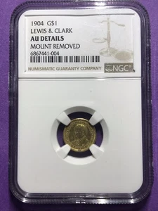 1904 G$1 Lewis &Clark Au Details - Picture 1 of 2