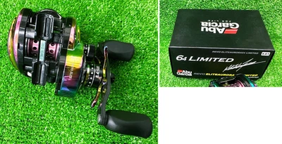 Abu Garcia Revo Elite Aurora 64 Limited Spinning Reel Rare W/box and manual - Image 1 of 4