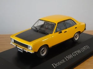 ALTAYA IXO DODGE 1500 GT90 (HILLMAN AVENGER) 1973 YELLOW CAR MODEL LX131 1:43 - Picture 1 of 2