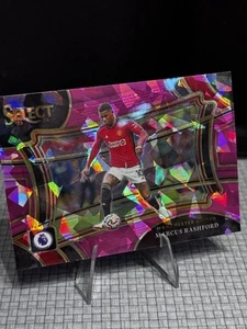 Marcus Rashford 2023-24 Panini Select Premier League Field Level Pink Ice #245 - Imagen 1 de 2