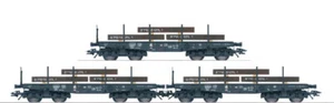 Märklin 48719 Schwerlastwagen-Set, Bauart SSy 45, DB, Stahlbrammen NEUWARE selte - Bild 1 von 1