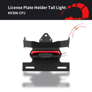 For KAWASAKI VULCAN S 650 License Plate Holder LED Tail Light Turn signal Lamp