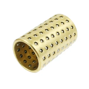Contenitore a sfera in ottone tono oro 25 mm x 50 mm gabbia cuscinetto a sfera - Foto 1 di 1
