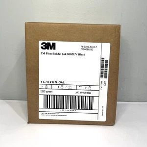 8905UV 3M Piezo Inkjet Ink Black 2 - 1 Liter Bottles For EFI H1625-RS  Printers - Picture 1 of 4
