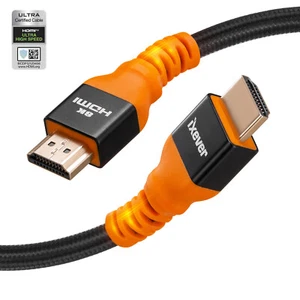 8K Certisfied HDMI Cable 10ft, HDMI 2.1 Cord UHD 48Gpbs,HDCP 2.2,HDR10 4K@144Hz - Picture 1 of 8