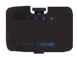 N64 Nintendo OEM 64 Repuesto Expansión Jumper Pak Cubierta Negra Muy Buena 1Z - Imagen 1 de 3