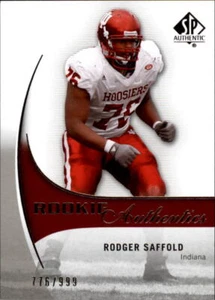 B2917- 2010 SP Authentic #195 Rodger Saffold RC /999 SAMPLE PIC - Picture 1 of 2