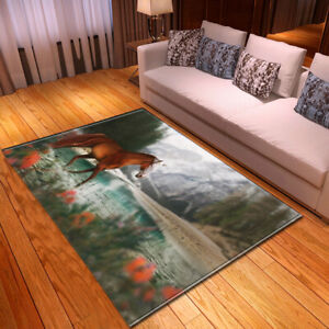 War Horse Series Small Large Long Floor Carpet Area Rugs Various Size Soft Rug