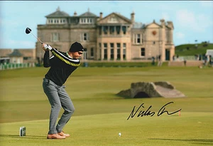 Niclas FASTH SIGNED AUTOGRAPH 12x8 Photo + Dealer COA St Andrews Golf Scotland - Picture 1 of 1