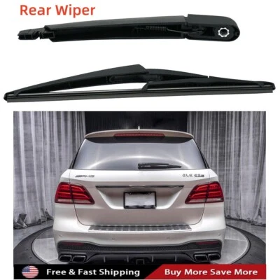 Brazo y cuchilla limpiaparabrisas trasero aptos para Mercedes-Benz GLE350 ML350 GLE63 AMG Foto 1 de 4
