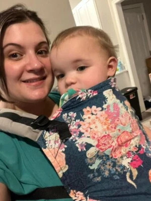 Limited Edition Flora Blue Tula Standard Baby Carrier - Image 1 of 2