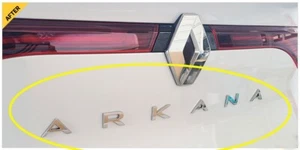 rear ARKANA emblem (Chrome color) for 2020 2021 2022 2023 Renault Arkana - Picture 1 of 2
