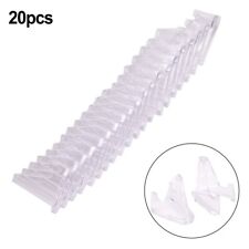 Coin Display Stand Holder Clear Plastic Square Capsules Easel (20 Pcs)