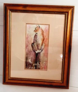 S. Gretchen Norwalk Art Print Cat Matted Framed Hand Signed 3/1000 The Stentry - Picture 1 of 14