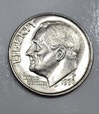 1996-P Roosevelt Dime Double Strike Error - Image 1 of 4