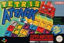 Nintendo SNES Game Tetris Attack with Original Box