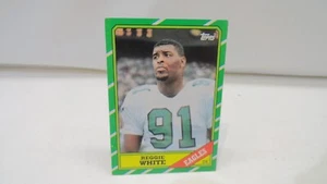 1986 Topps Football #275 tarjeta reggie blanca novato de los Philadelphia Eagles corte - Imagen 1 de 6