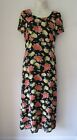 Vintage Laura Ashley Floral Midi Dress 80 90s Size 10  poss today 8   R122g